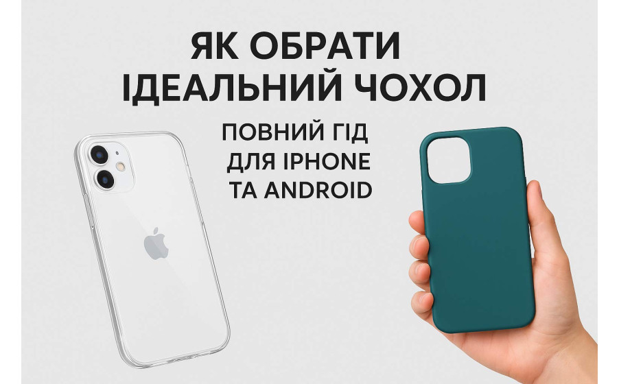 Як обрати ідеальний чохол для свого смартфона: повний гід для iPhone та Android